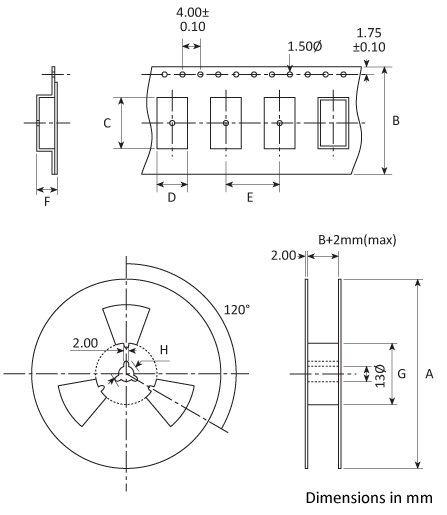 Tape and Reel specifications